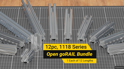 1118 Series Open goRAIL® Bundle (12 Pcs)