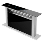 Кухонная вытяжка встраиваемая в столешницу MAUNFELD Prestige 90 чёрный