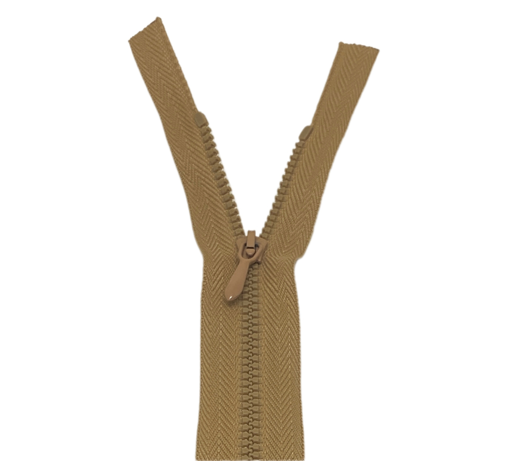 Застежка молния разъемная т-4 50 см песочный