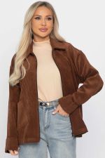 Жакет вельветовый Реджина (коричневый) Б14563-9М LT Collection