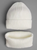 Шапка детская и снуд осень