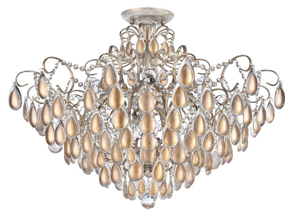 Люстра 9 рожков CHABROL FR2302-CL-09-WG