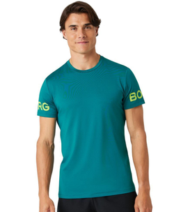 Мужская теннисная футболка Björn Borg - shaded spruce