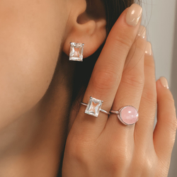 Серьги Perfect с горным хрусталем