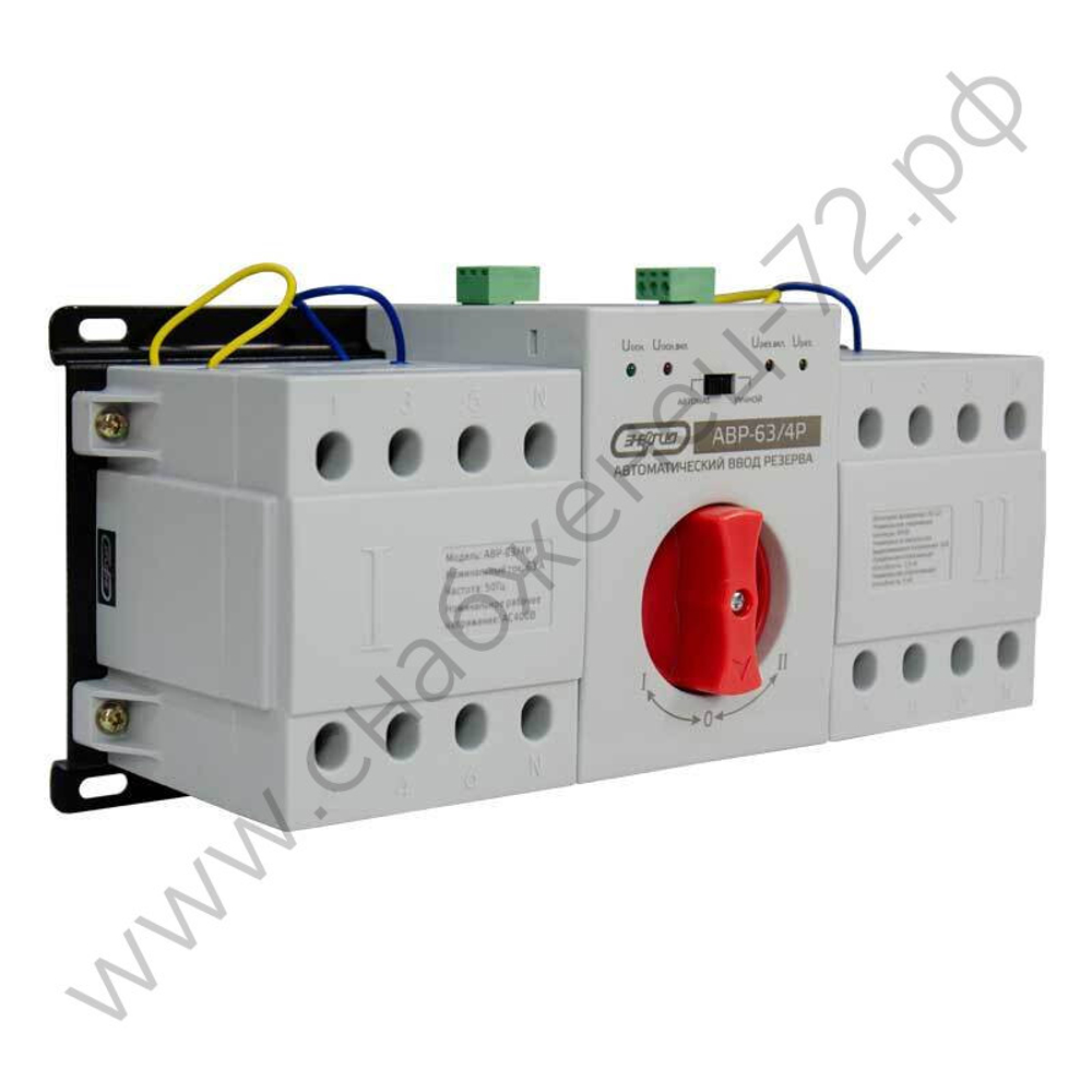 Устройства автоматического ввода резерва Энергия АВР-63