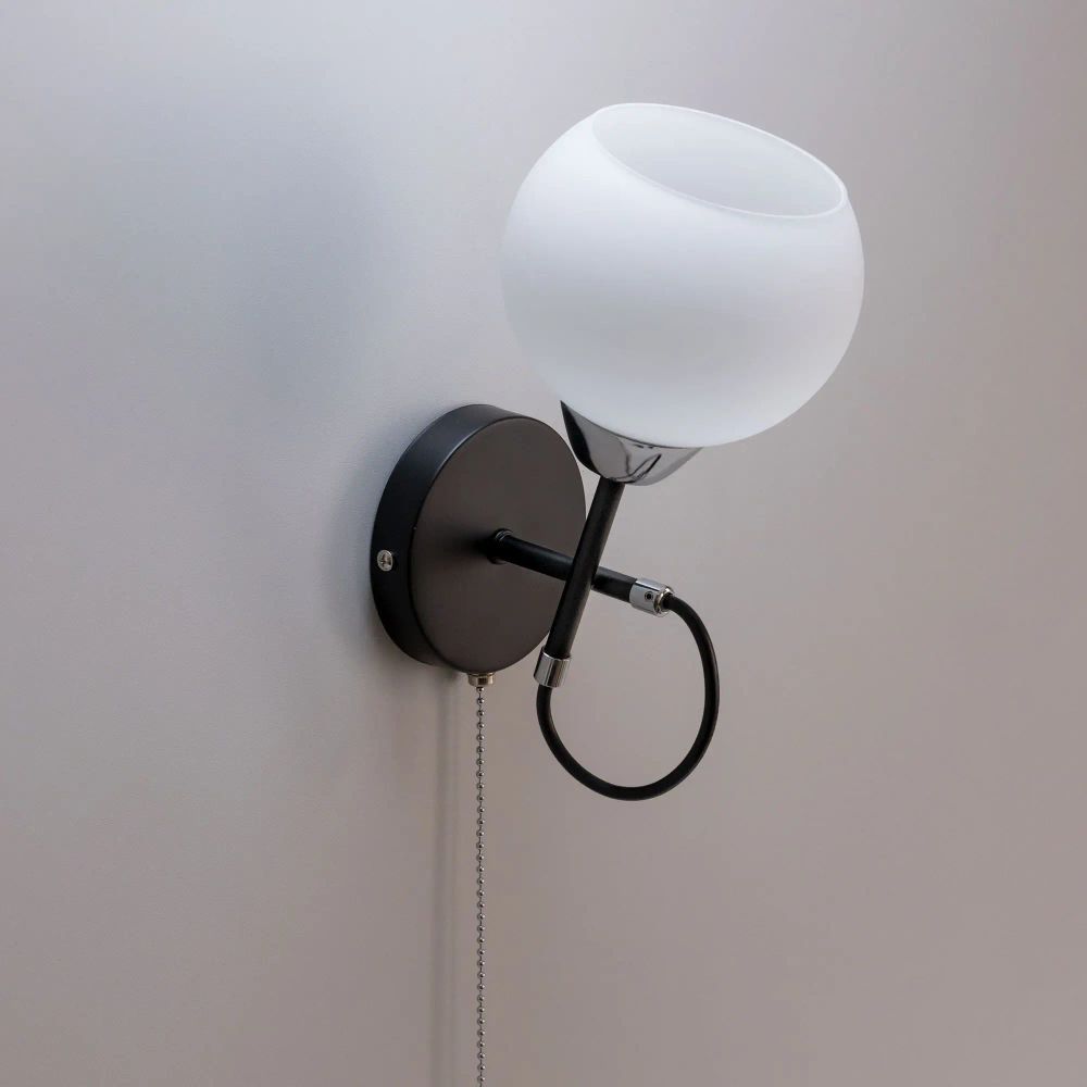 Citilux Стивен CL141411 Бра с выключателем Чёрное