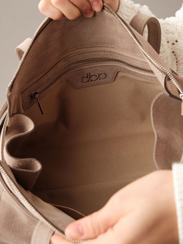 Замшевая сумка DBR Rumi mini 31400 ваниль