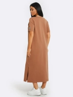 Платье хлопок однотон большие размеры