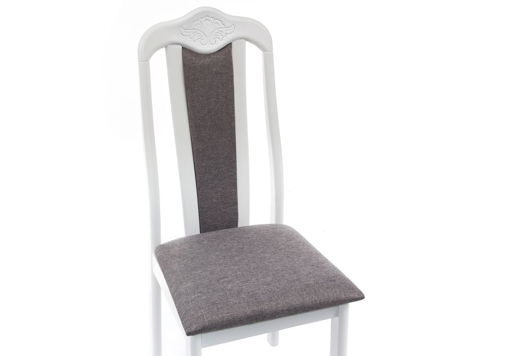 Стул деревянный Aron Soft white / light grey