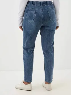 Джинсы на резинке больших размеров