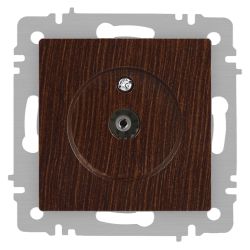 Розетка Intro Accent 6-301-10 TV одиночная, IP20, СУ, венге | Intro