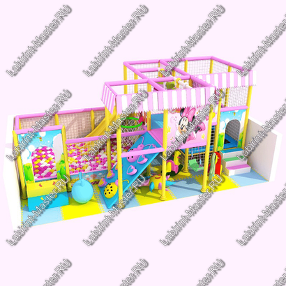 Детский игровой лабиринт «Розовая фантазия»
