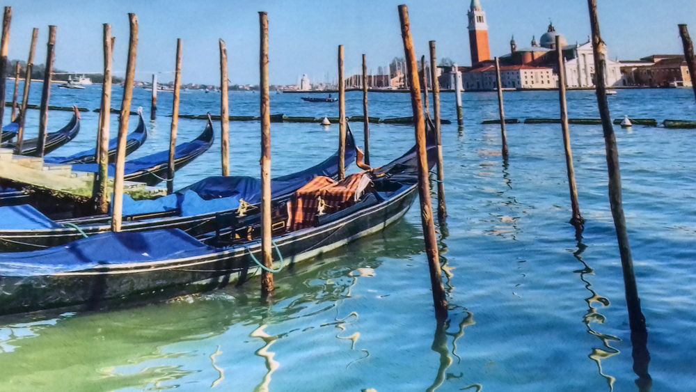 Микровелюр Xpoint (Икспоинт) 0026.01 Венеция лодки