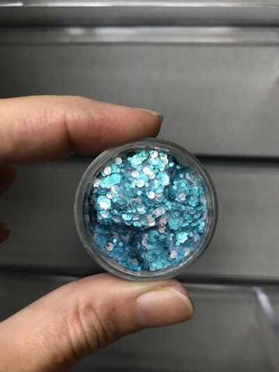 Крем-блестки LENA PANTERA голубой лед 10 гр