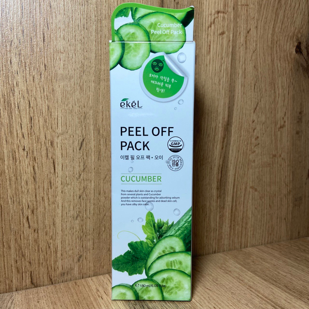 Маска пленка для лица Ekel Peel Off Pack Cucumber с экстрактом огурца 180 мл