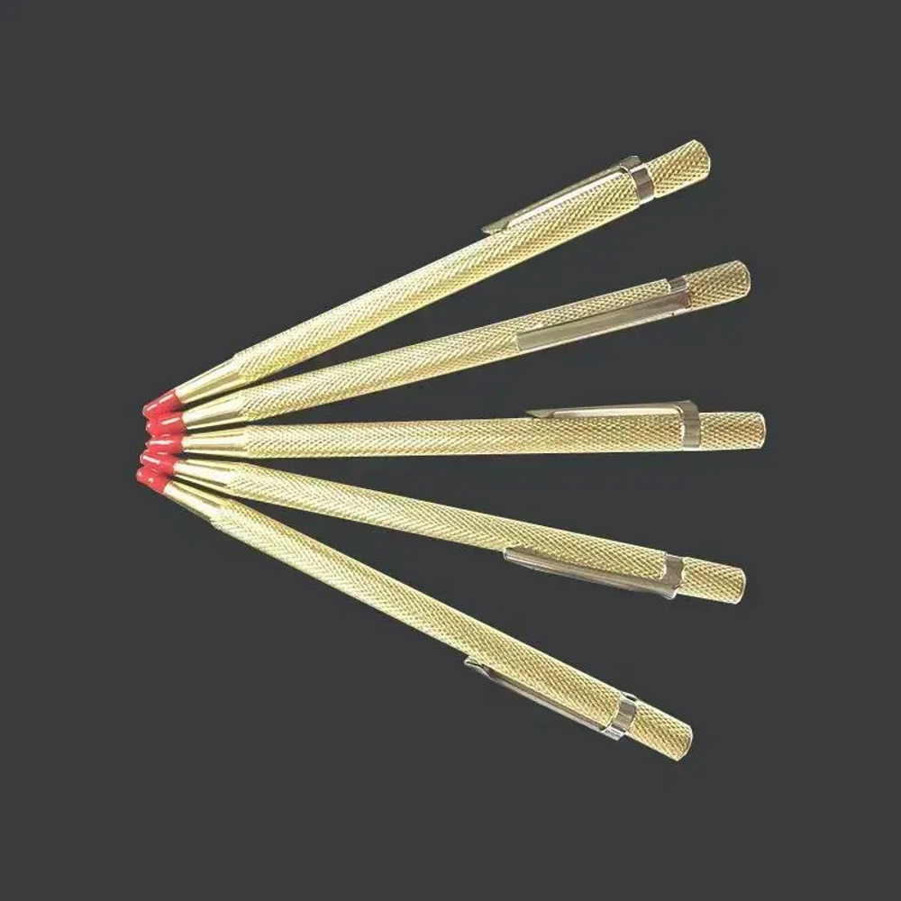 Чертилка разметочная с победитовым наконечником, 145мм, 1 шт, цвет: серебристый