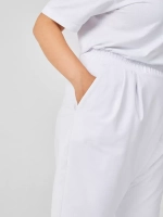 Штаны оверсайз на завязках с запахом большие размеры