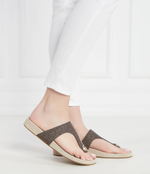 Кожаные вьетнамки LUCINDA Michael Kors - коричневый(40S4LCFS2B)