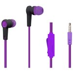 Наушники WALKER H330, микрофон, кнопка ответа, фиолетовый