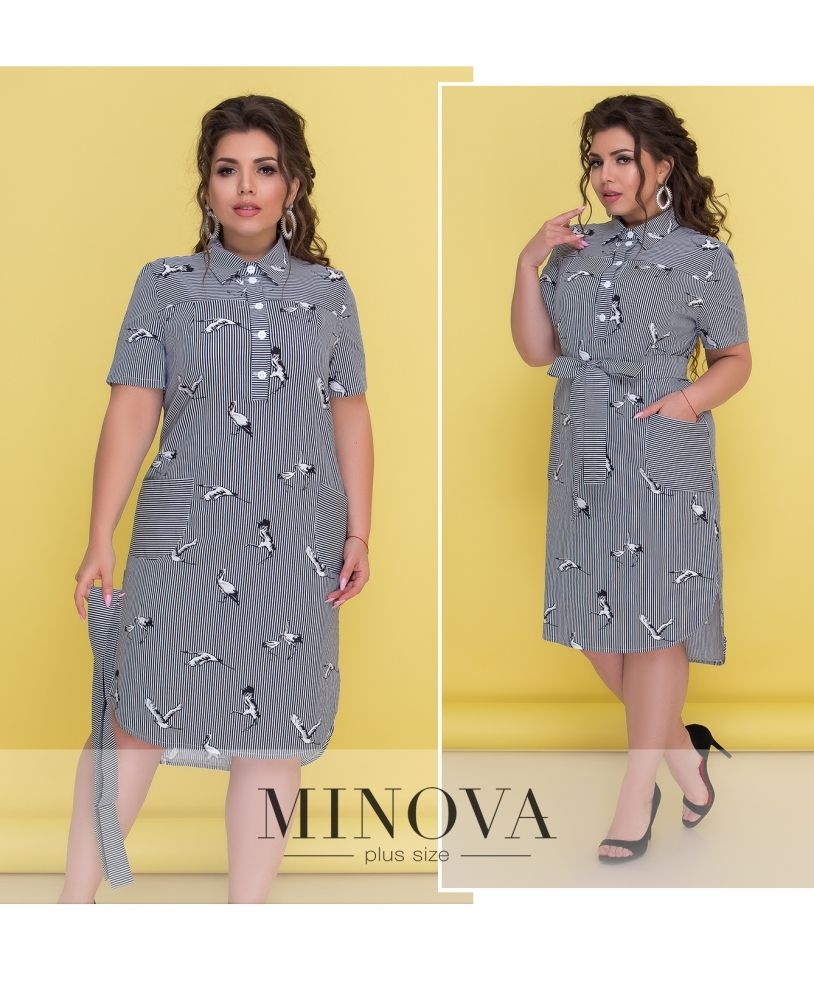 Платье 300-синий Minova