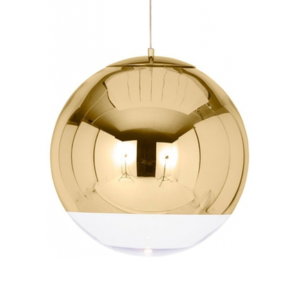 Подвесной дизайнерский светильник  Mirror Ball by Tom Dixon (золотой)