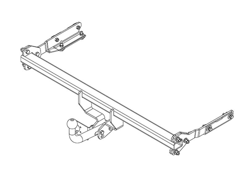 Фаркоп на NISSAN JUKE 2WD (2010-) (без электрики, паспорт/сертификат в комплекте) Автос.NS 26