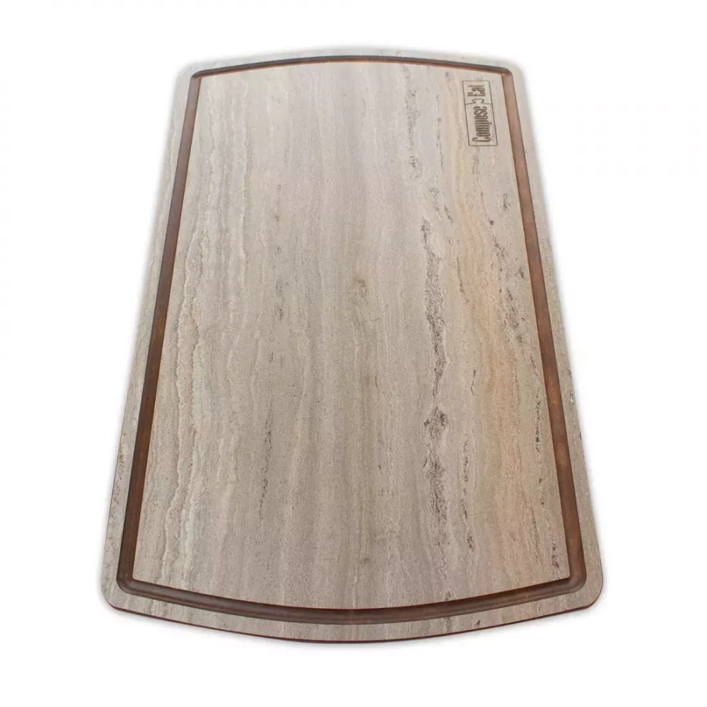 Доска для сервировки 21х37см ComposeEat Fashion травертин капучино