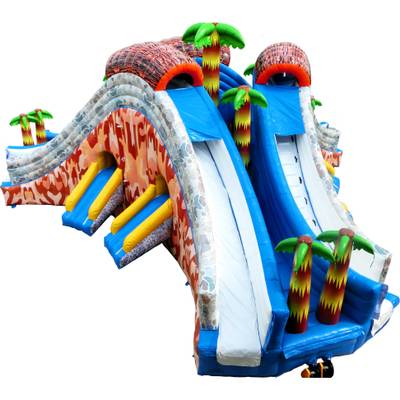 Надувная водная горка «Тропический драйв» 16*9*6 м