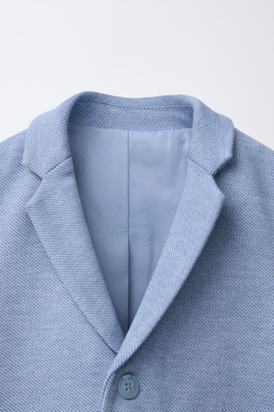 ZARA КОСТЮМНЫЙ БЛЕЙЗЕР КОМФОРТНОЙ ПОСАДКИ, СИНИЙ