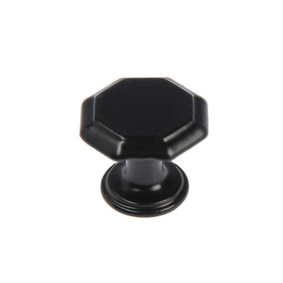 Ручка кнопка LIGHT цвет черный 4647186