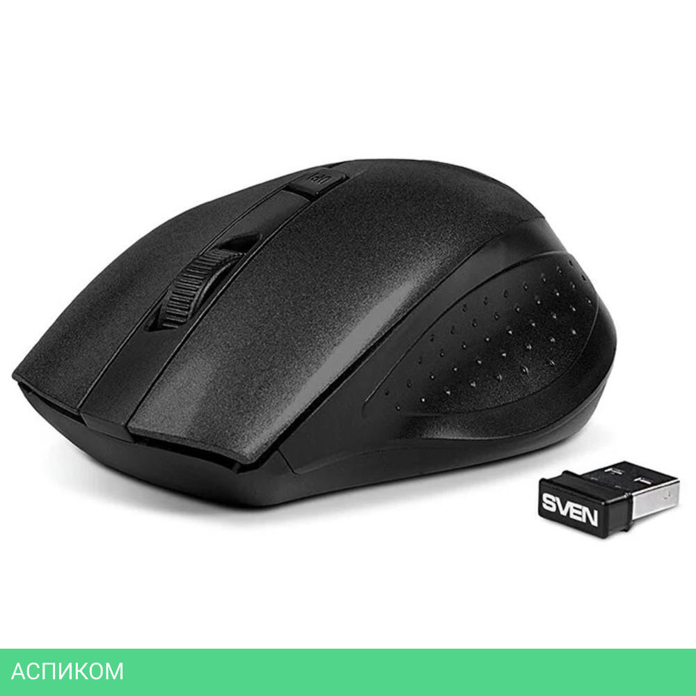 Мышь Sven RX-325 USB черный (SV-03200325WB)