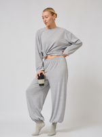 Лонгслив базовый оверсайз из вискозы