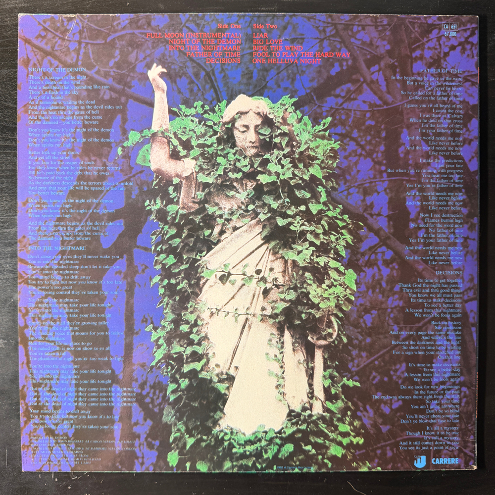 Demon – Night Of The Demon (Франция 1981г.)