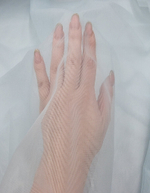 Сетка не эластичная корсетная голубая 0,1 м (Китай)