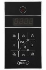 Душевая кабина River Temza 55 135х135 ТН стекло тонированное