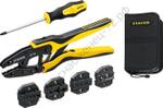 STAYER SP-4M 4 матрицы в сумке-чехле, Пресс-клещи для кабельных наконечников (45445)