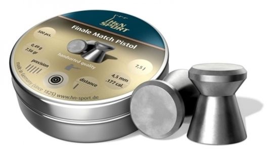 Пули H&N Finale Match Pistol 4,5 мм 0,49 г
