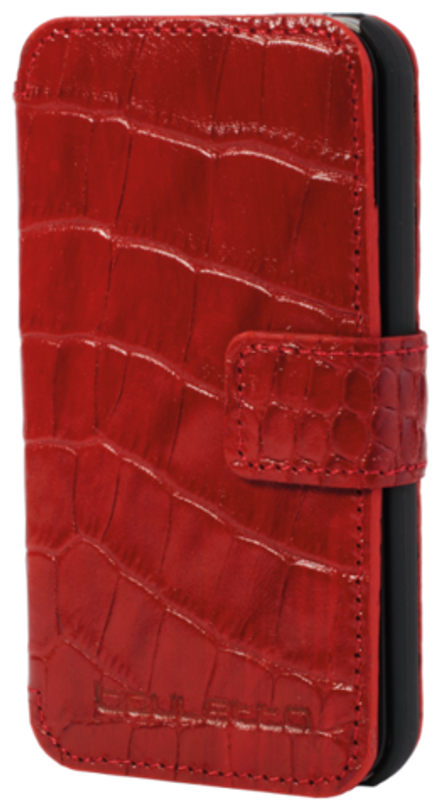iPhone 4/4s Кожаный чехол-книжка Bouletta (Портмоне) Красный-К4