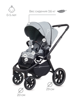 Коляска детская Rant "FLEX GRAND" PU (2в1) RA065 Koala Grey