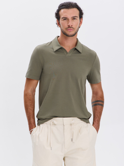 Футболка-поло трикотажная повседневная