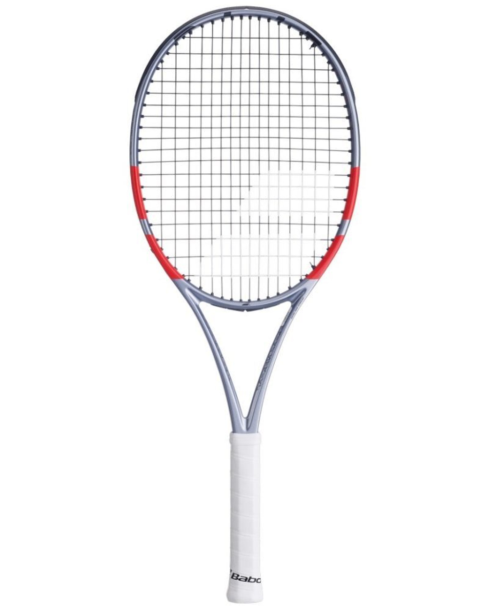 Теннисная ракетка Babolat Pure Strike 100 16/19 4-gen - grey/fluo strike + Струны