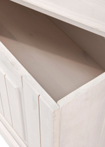 Сундук - скамья из сосны Рома, белый