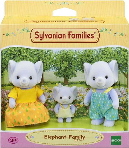 Игровой набор Sylvanian Families - Elefhant Family - Семья слонов - Сильвания Фэмили 5376