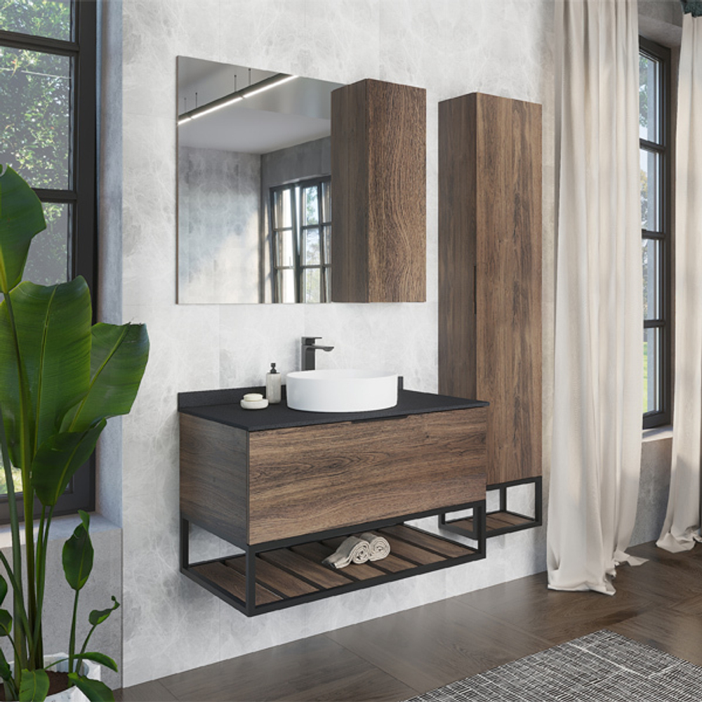 Тумба с раковиной Comforty Порто (Размеры: 75-90-120)