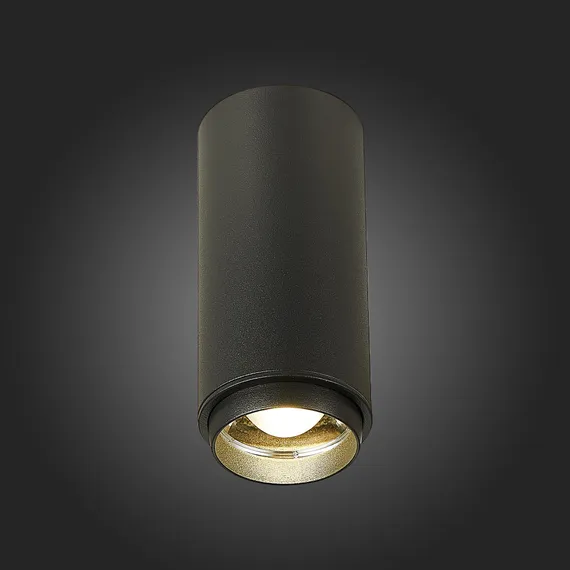ST600.442.10 Светильник потолочный Zoom Черный LED 1*10W 4000K 1 000Lm Ra>80 15-60° IP20 D59xH130 17 Накладные светильники