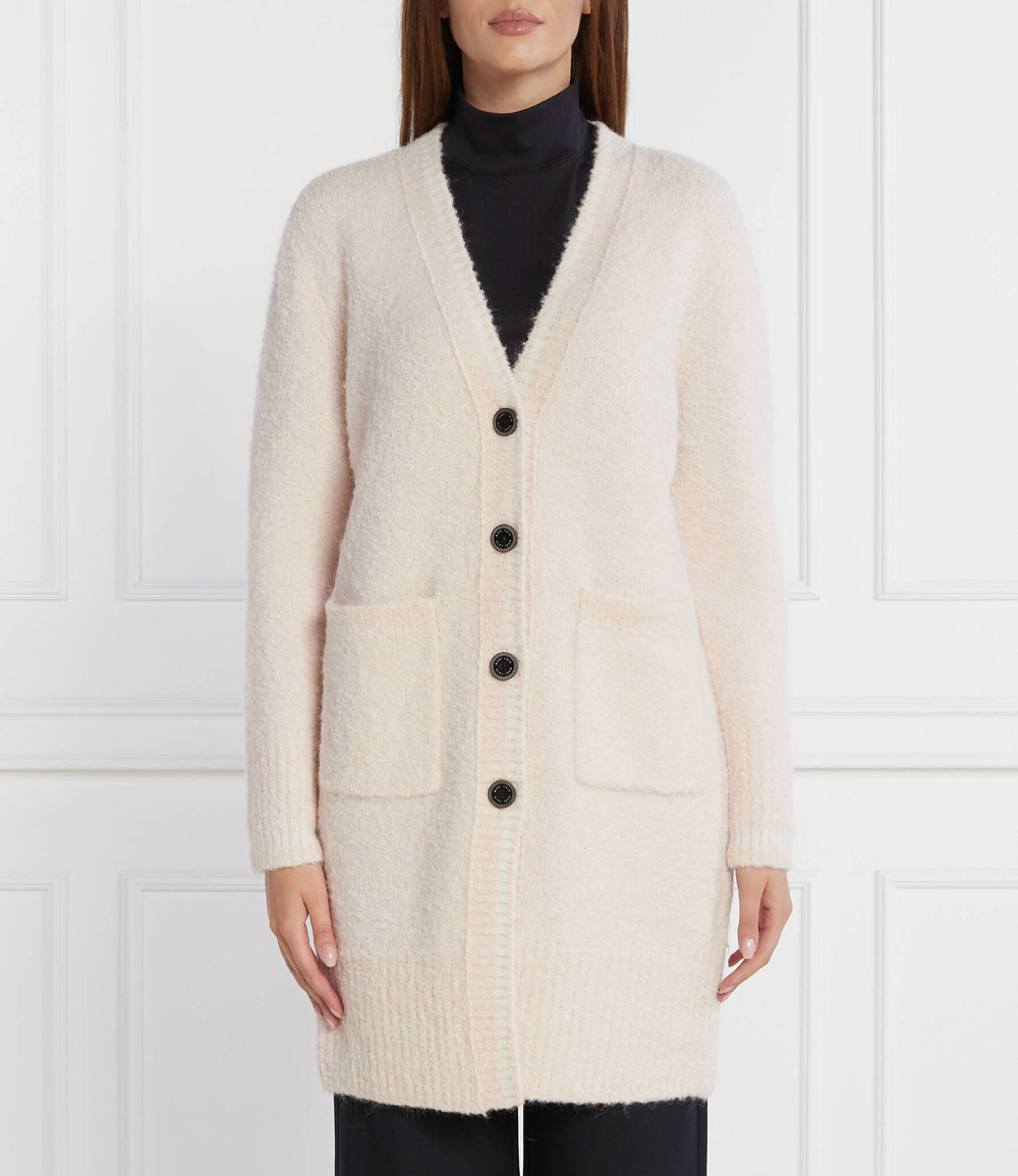 Хлопковый кардиган Marc Cain - кремовый (VS 11.05 M57)