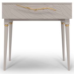 Консоль Арт Колор leaves Классик Голд Серый агат