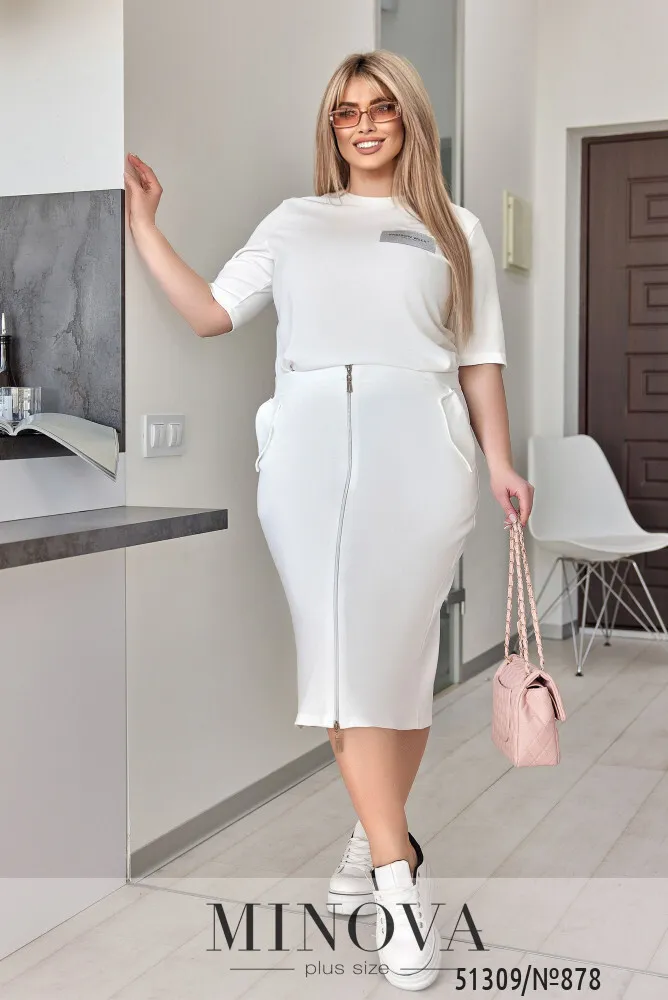 Костюм 878-белый Minova