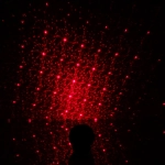 Световой прибор Лазер уличный, 4 картинки, корпус метал. XL-058 (220V)