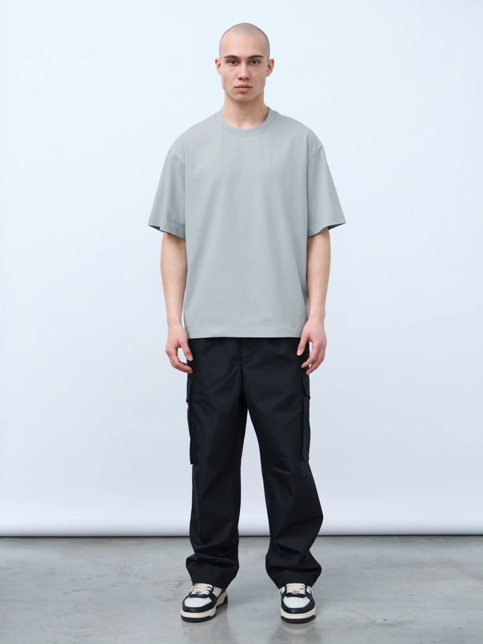 Футболка оверсайз (серый) 230 г